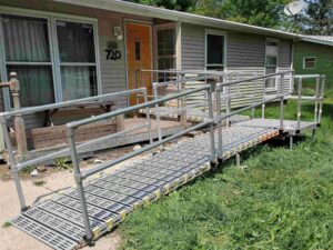 Roll-A-Ramp wheelchair ramp system